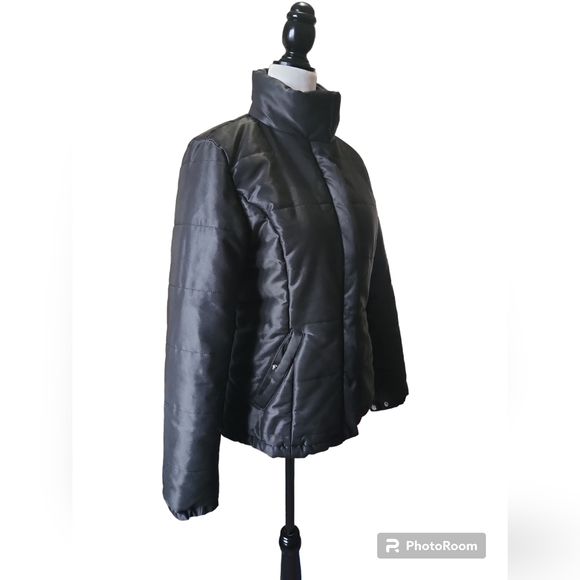 💞💕 2/$50 Yellow Circle Size Medium Jacket Black - Picture 10 of 13